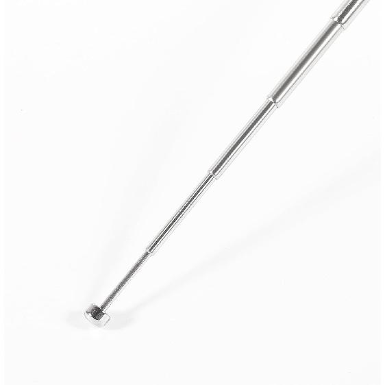 FM Telescopic Antenna 75 Ohm Indoor FM Radio Antenna F Type Male Plug Connector with 5pcs Converter for TV AM FM Radio Stereo Receiver