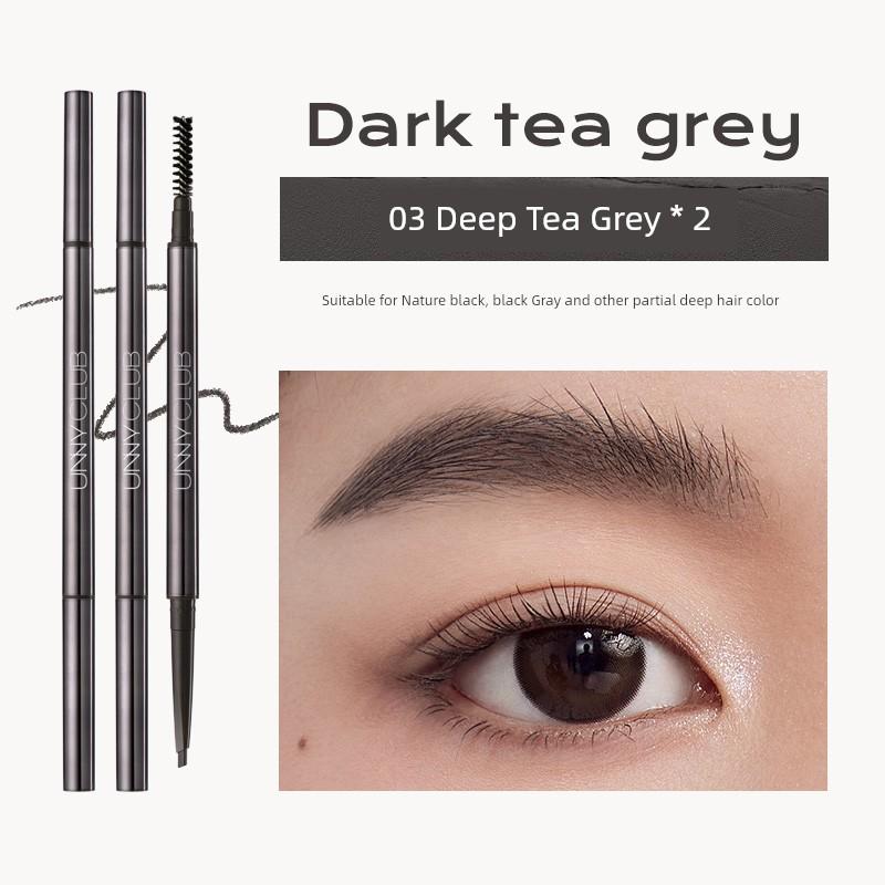 Unny Eyebrow Pencil Female Long Lasting Waterproof Non-Decolorizing Very Fine Distinct Look Wild Newbie Beginner Makeup Artist Special