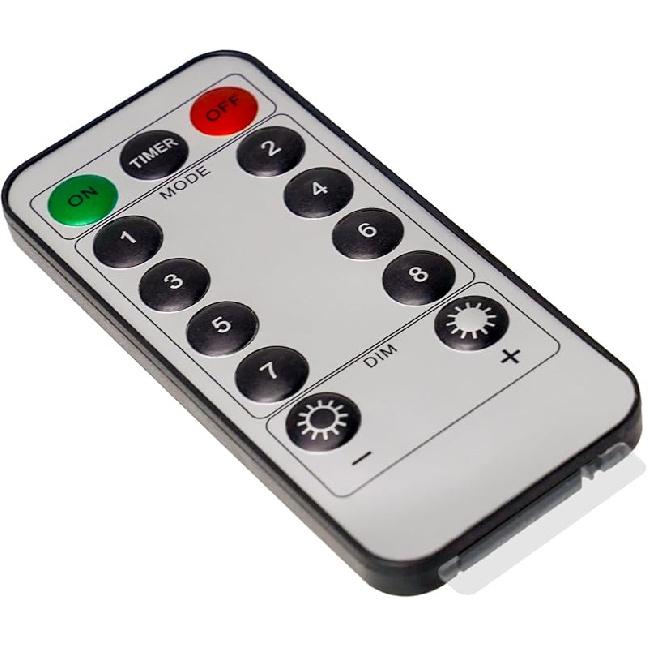 Suddus Remote Controller, IR Remote Control 8 Modes, Dimmable, Timer, Ten-Level dimming