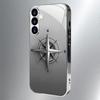 Nouvelle coque de téléphone plaquée or pour Samsung Galaxy S26 Ultra S25 Plus S24 S23 S22 fe verre trempé Motifs texturés artistiques