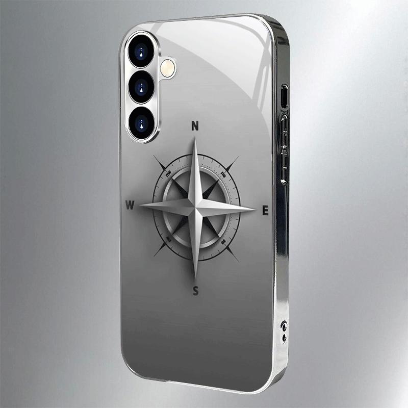 Nouvelle coque de téléphone plaquée or pour Samsung Galaxy S26 Ultra S25 Plus S24 S23 S22 fe verre trempé Motifs texturés artistiques