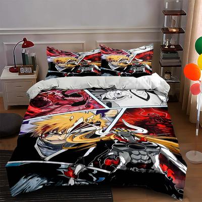 Anime Character Collage. Bedding Duvet Cover Sets Duvet Covers Pillowcases Gifts (1 * Duvet Cover 2 * Pillowcases, Without Duvet Insert)