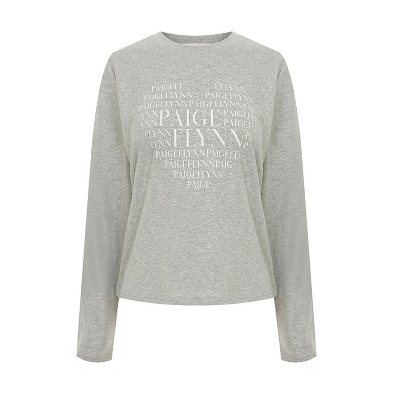 PAIGEFLYNN Signature Heart Semi-Slim T-Shirt_P5Cts019M