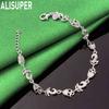 925 Sterling Silver Fox and Heart Design with AAA Zircon Gemstones - Beautiful Gift Jewelry