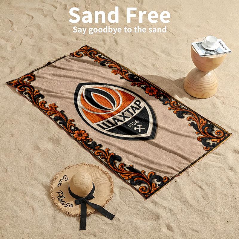 FC Shakhtar Donezk Strandtücher dienen auch als Badetücher Sommer-Essential ein Muss für draußen den Strand und den Pool