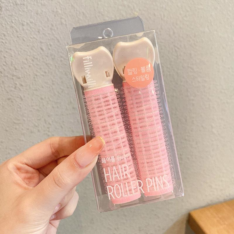 Air Bangs Curling Iron & Hair Root Clip for Fluffy Volume & No-Trace Shaping