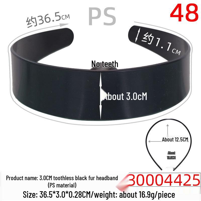 Unisex Invisible Sports Iron Headband - Korean Style Wave Hair Clip.