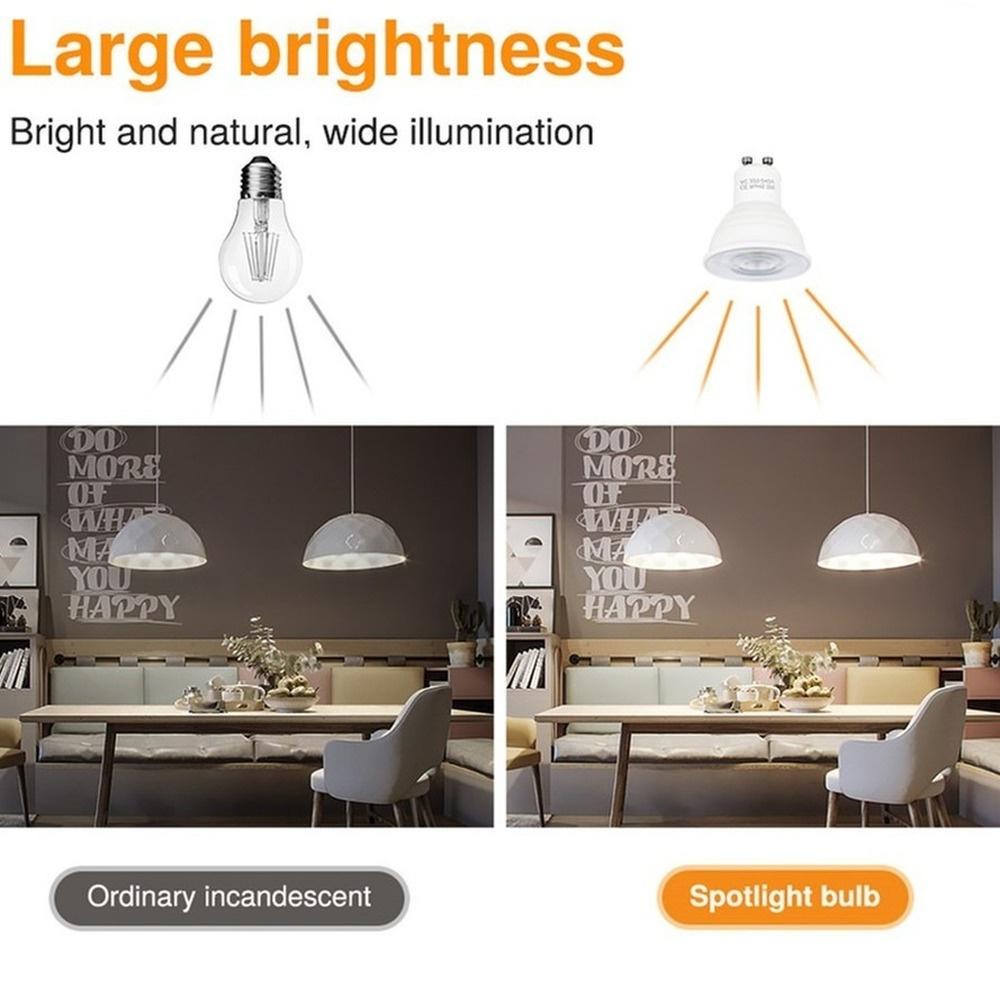 2Pcs MR16 GU10 E27 E14 Lampada LED Bulb 5W/ 7W 220V Bombilla LED Lamp Spotlight Lampara LED Spot Light 120 Degree Cold/Warm White