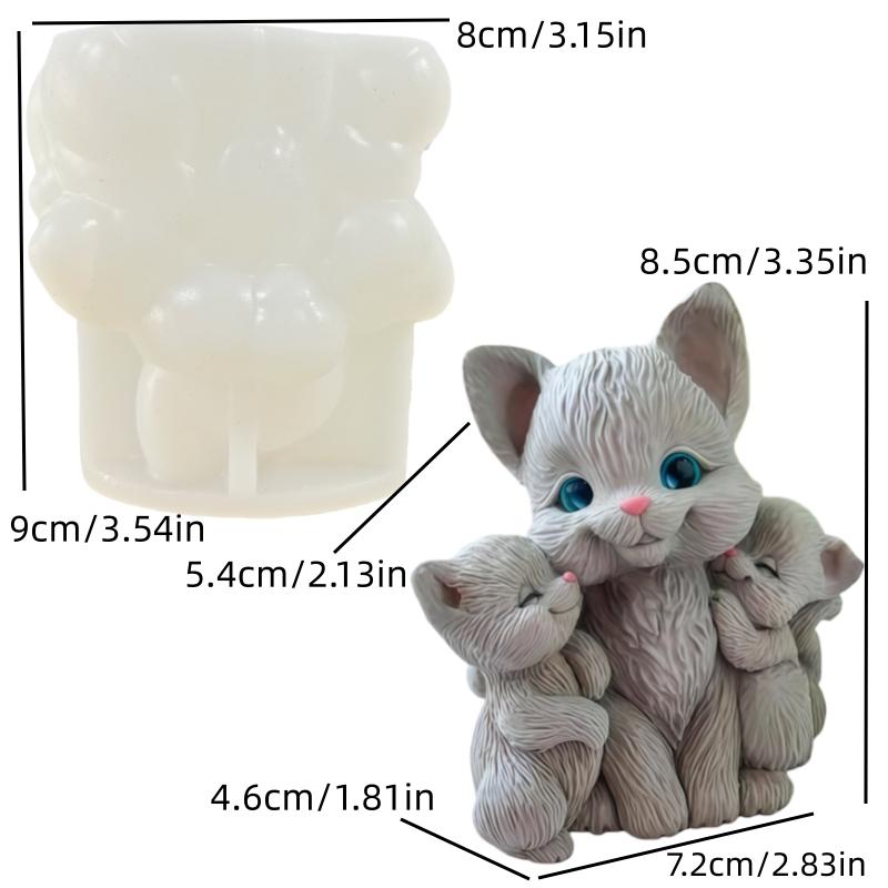 Mushroom shaped house candle silicone mold rabbit mushroom house molds Easter gift Mushroom house rabbit resin Gypsum mould