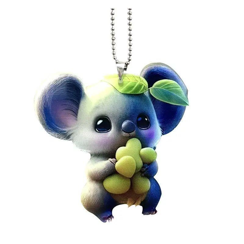 Turtle Acrylic Colorful Car Interior Pendant For Turtle Lovers Cute Cartoon Style