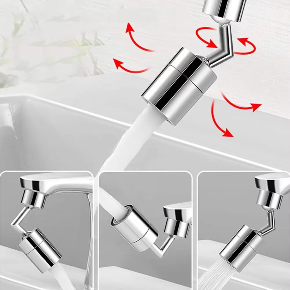 720 Degree Universal Tap Aerator Splash-proof Swivel Water Saving ABS Plastic Faucet Spray Head Wash Basin Tap Extender Adapter