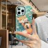 Phone Case: 2D Flat Design Suitable for iPhone 18, 17, 16, 15, 14, 13 Pro Film Protective Case, Couple Style, Floating Little Fox, Christmas and Hallo