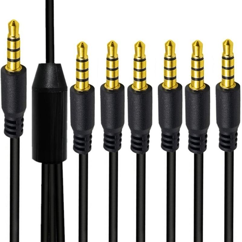 Reinforced Auxiliary Stereo Cord Universal for Phones Tablets Laptops Headphones Electronics Universal Device Connection