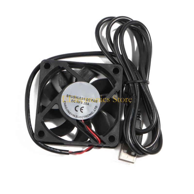 B03C 1Pack 60mm USB Fan 5V Brushless Cooling Fans for PC Computer Case Cooler