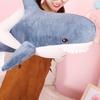 Stuffed Shark Toy Large Size Breathable Non-shedding Vibrant Stuffed Animal Cushion Toy for Sofa Decor