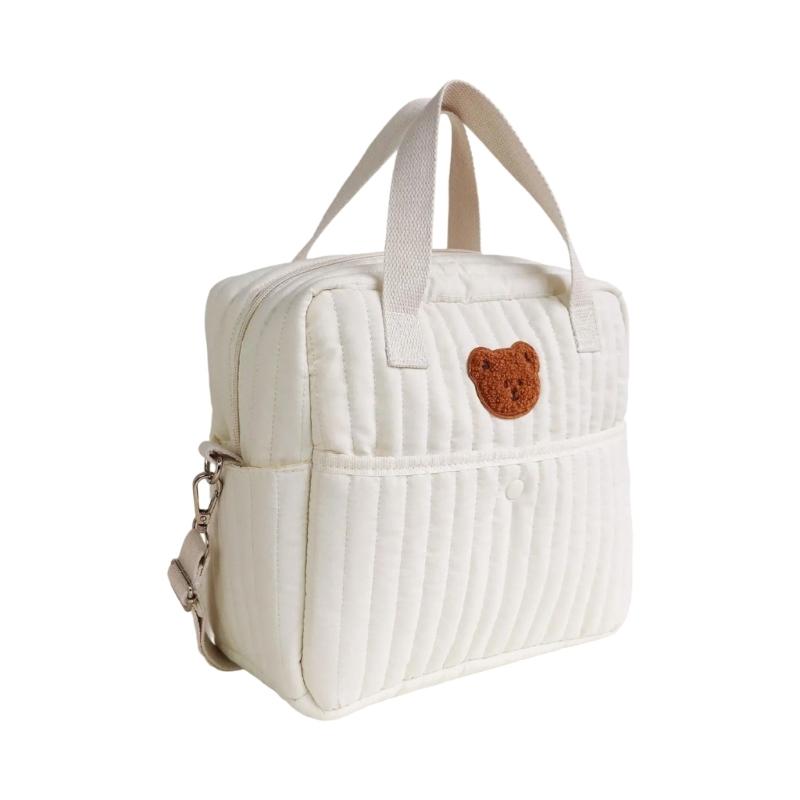 Diaper Bag Lightweight Shoulder Bags Large Capacity Mom Bag Crossbody Bag Splashproof Multiple Compartment Handbag