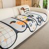 2025 New Special-shaped Sofa Cushion One-piece Straight Row Non-slip and Cool Ice Silk Sofa Cushion Sofa Cover Towel