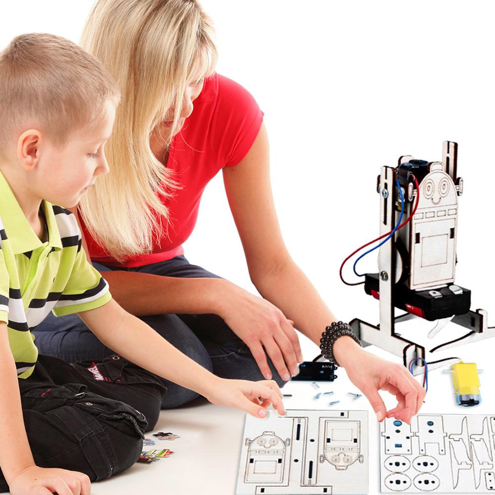 DIY Elektrischer Kriechender Roboter Wissenschaftsexperiment Materialpaket Kleine Produktionsausrüstung Studentenprojekt Bausätze