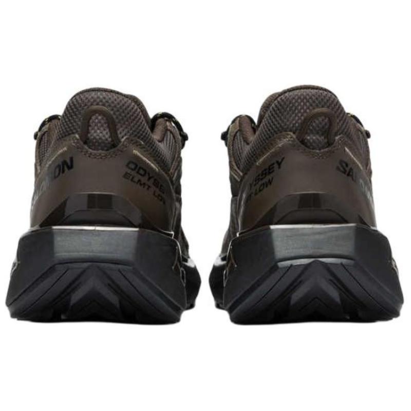 SALOMON ODYSSEY ELMT Abrasion Resistant, Breathable, Lightweight Low top Casual Shoes Unisex Brown Sneakers 476757