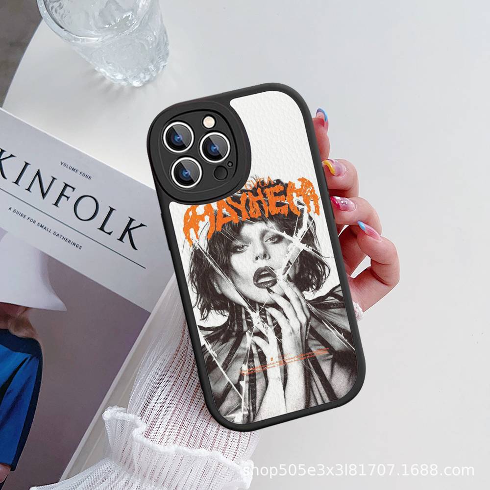 Lady Gaga Ablums Phone Case For IPhone 16 15 14 13 12 11 Pro Max Plus Soft Leather Cover