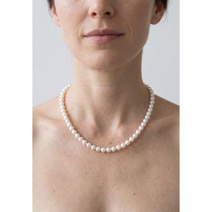 Collier - Pearls & Colors - Perle de Culture d'Eau Douce AAA+ - 8-9 mm - Blanc Naturel - Argent 925