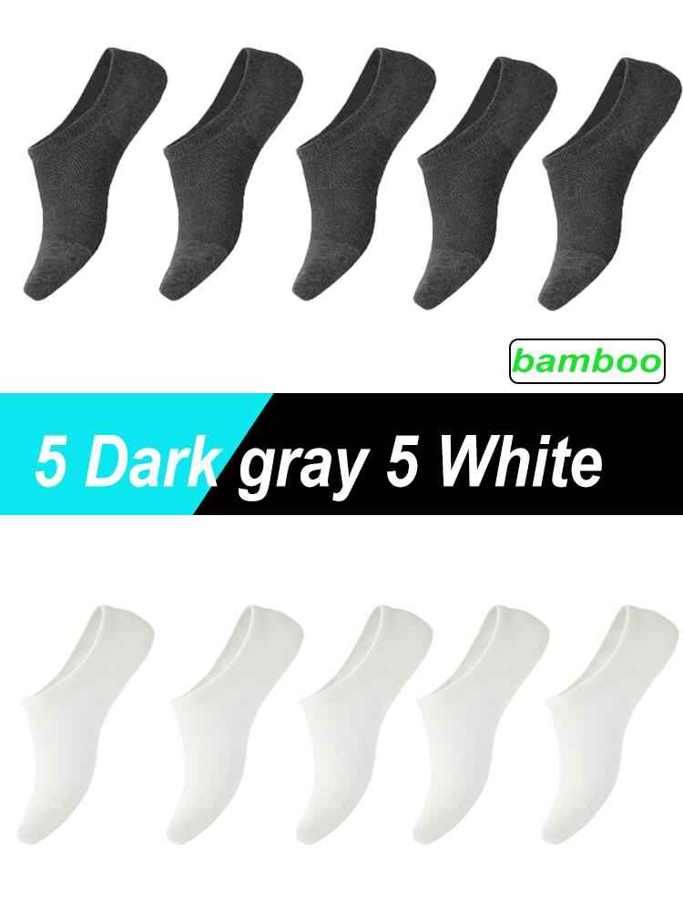 10 Paar Sommer Hohe Qualität Kühl Herren Bambusfaser Socken Dünne Kurze Socke Harajuku Einfarbig Herren Damen Unsichtbare Socke Neue Marke