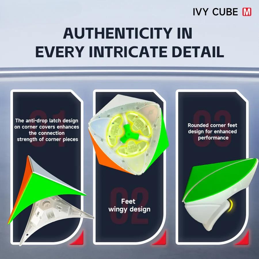 Qiyi IVY Cube Magnetic Version Magic Cube 56x56x56mm Size Professional Puzzle Toys For Children Kids Gift Toy