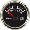 ELING Newest Waterproof Universal 52mm (2") Voltmeter Volt Gauge Meter with Red Backlight for Car Boat Yacht Truck
