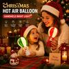 Santa Claus Christmas Hanging Pendant LED Night Light Xmas Tree Ornament  Navidad Decor