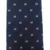HERMES  H153821T-07  Tie Navy/Marin Silk Mens