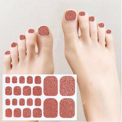 Toenail Stickers, Toe Nail Stickers, Full Stickers, Nail Stickers, Waterproof Foot Nail Stickers