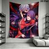 Dark Fantasy Warrior Tapestry Background Cloth Wallmounted Homestay Soft Decoration Tapestry Background Wall Hanging Cloth