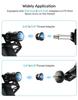 Etour Custom Blue Yeti BM400BK USB Shock Mount with Pop Filter, 2025 Inch, Upgraded Anti-Vibration Suspension Elastic Shock Mount Holder Clip