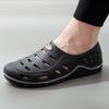 Buty z dziurkami Męskie Letnie Antypoślizgowe Buty Robocze Codzienne Sandały Studenckie Oddychające Baotou Buty na Plażę Spływy Kajakowe