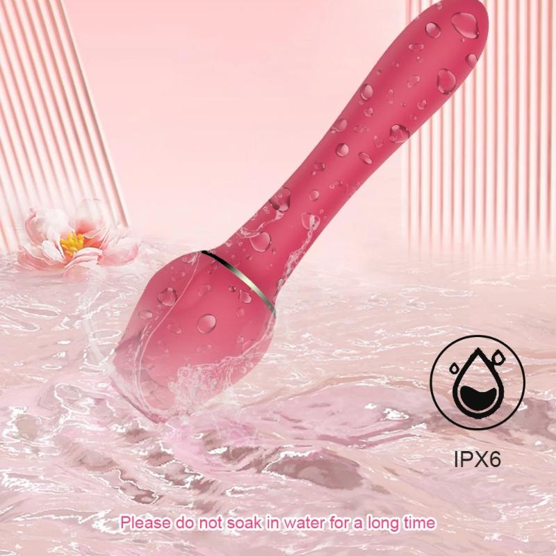 Rose-Sucking Toys Vibrator for Women Nipples Clitoris Vacuum Clit Sucker Stimulator Female Sex Toys Goods Vibrators for Adults Waterproof Masturbator