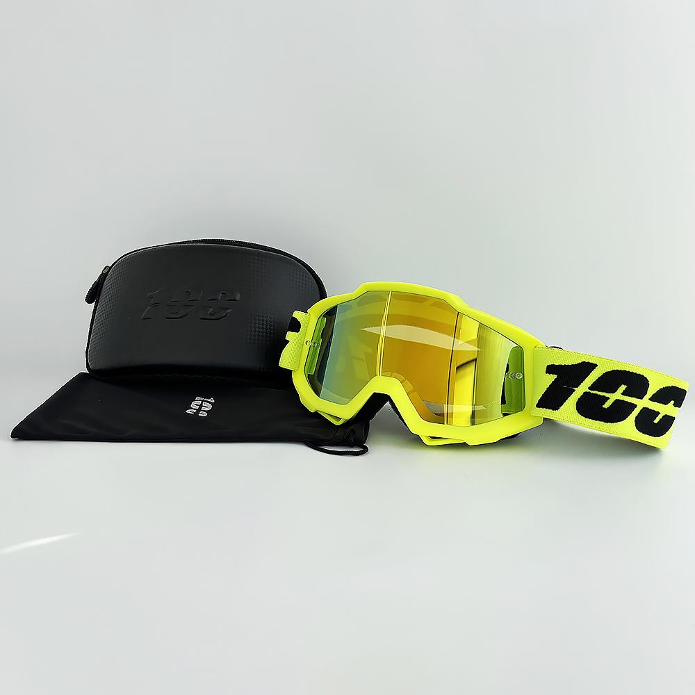 A Set Of Motocross Goggle Glasses MX Off Road Masque Helmets Goggles Ski Sport for Motorcycle Dirt Bike Glasses