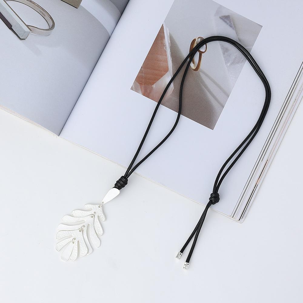 New women's necklace long high fashion retro personality trend pendant European and American