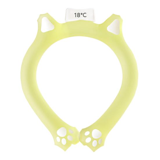 Lightweight Neck Cooler Cat Ear Cooling Tube for Summer, Reusable Adjustable Wearable Ice Heat Stroke Prevention Gear Ring, Heatstroke Collar Outdoor