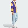 adidas Originals Hack Rugby Langarm-Poloshirt Lila/Gelb Unisex IJ5956