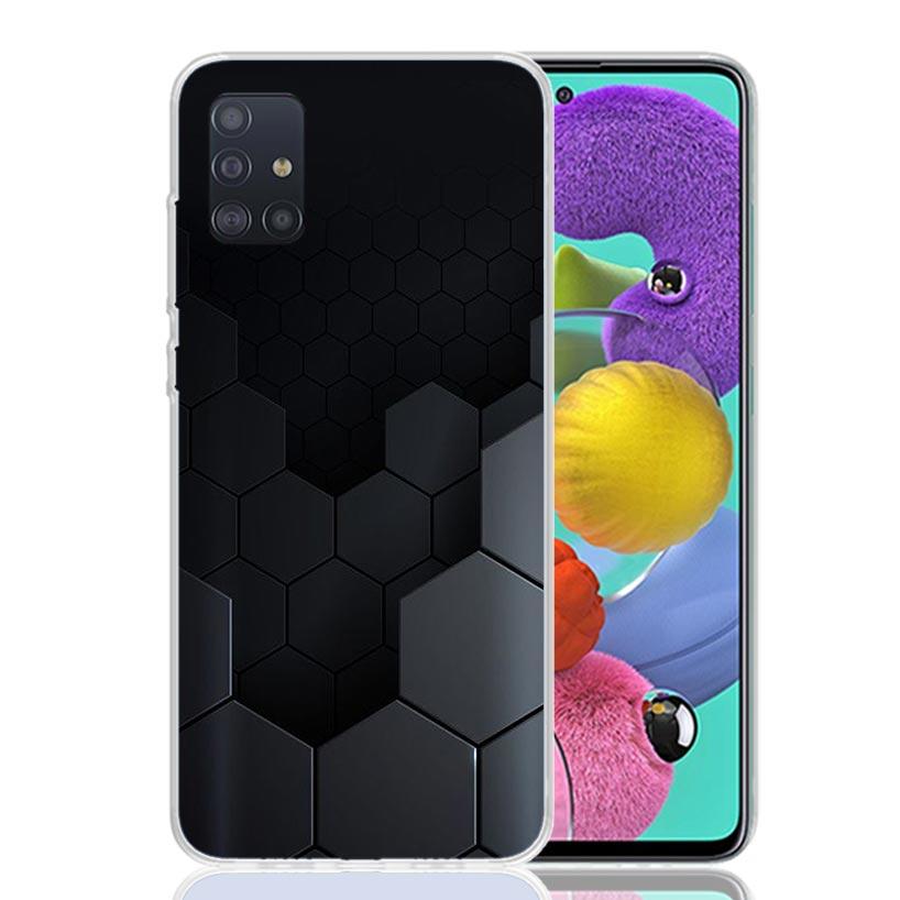 Forged Carbon Pattern Phone Case for Samsung Galaxy A52 A51 A50S A12 A22 A32 A72 A10S A30S A31 A71 Note 20 Ultra 10 Plus S10 Gal