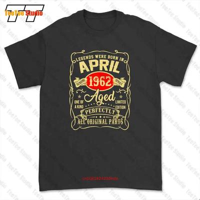 Legenden Wurden Im April 1962 Geboren 59. Geburtstag T-Shirt Tee 3QNC
