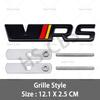 Metal 3D VRS Badge Car Front Grill Emblem VRS Rear Trunk JGHJ6 Decal Stickers For Fabia Octavia Rapid Superb Yeti  Karoq Vision Kodiaq