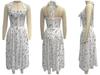 2025 European & American Style Summer Slim Spaghetti Strap Printed Halter Lace Dress