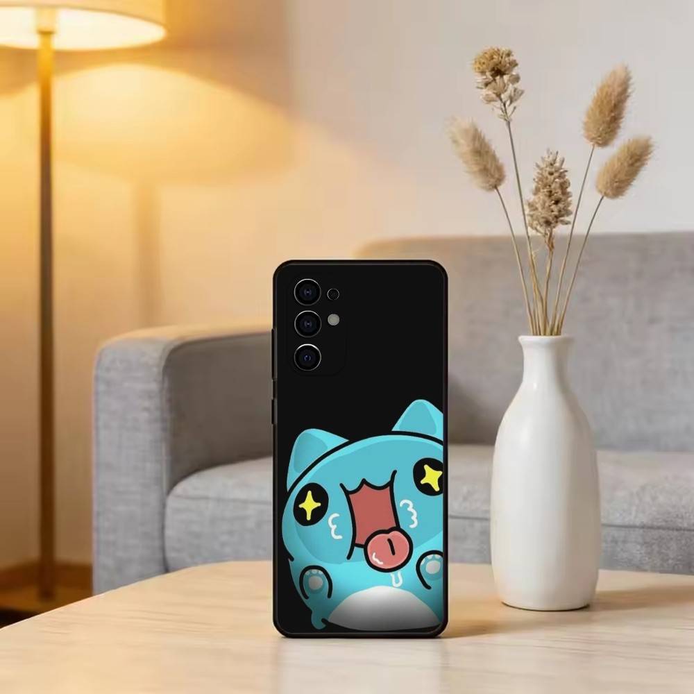 C-Capoo Kawaii B-Bugcat Phone Case Black Silicone Soft For Samsung S25,S24,S21,S22,S23,S30,Ultra,S20,Plus,Fe,Lite