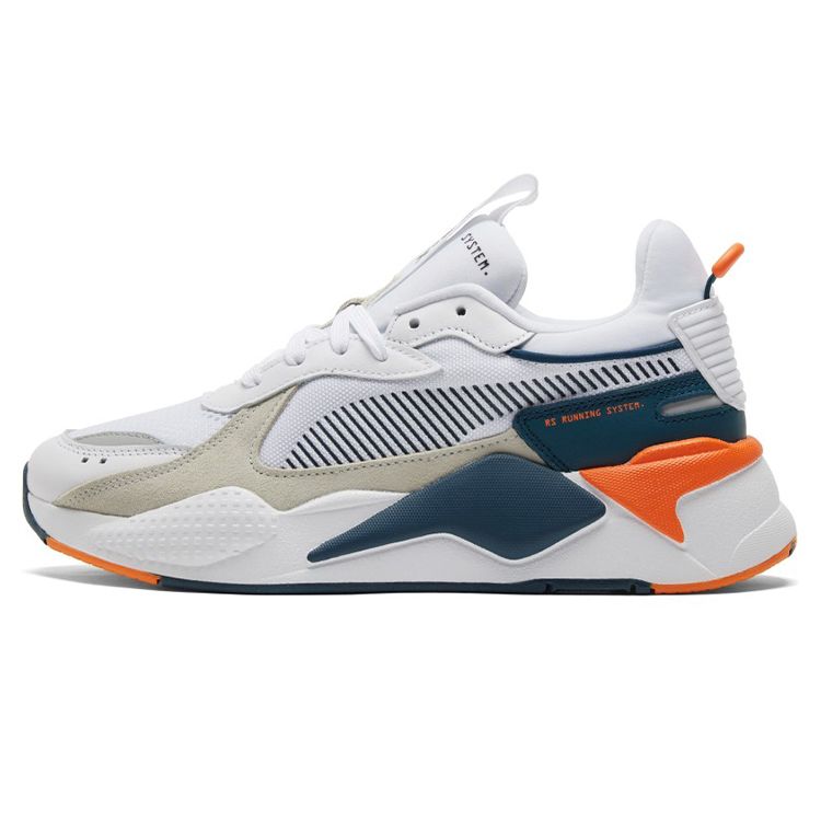 Puma RS-X Reinvention Unisex White Navy Orange 369579-11 EU 37