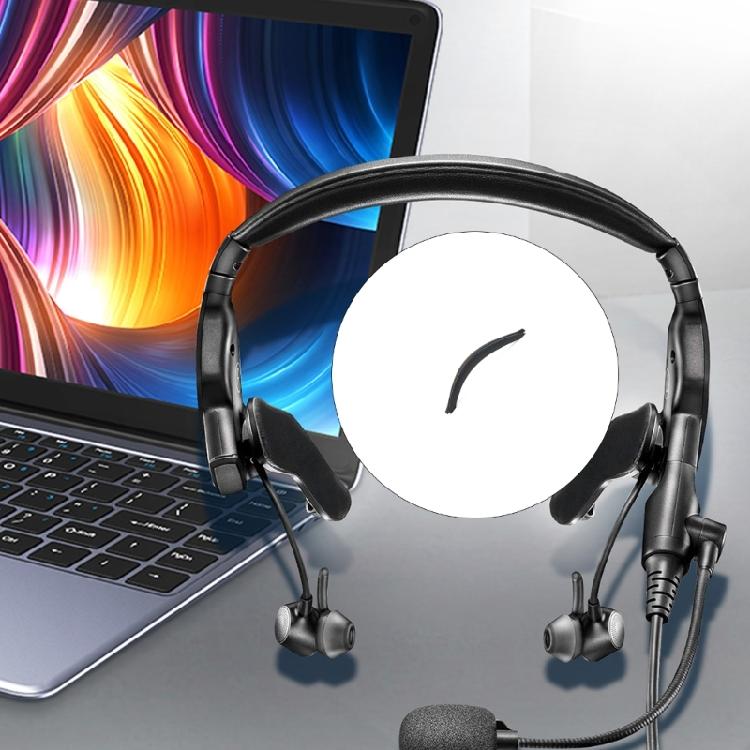 Replacement Headphones Headband Leather Head Beam Top Cushion Pad for ProFlight Series 2 Aviation