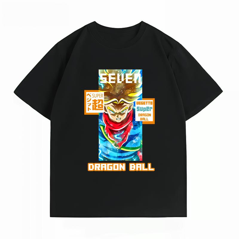 Unisexs Clothing New 100 Cotton Breathable Summer TShirt Bandai Dragon Ball Trunks Print Casual Streetwear Unisexs Tops S