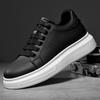 Tênis Esportivos Brancos com Cadarço para Homens, Aumento de Altura Invisível, Sapatos Elevatórios, Tamanho Maior 6cm 8cm 10cm, Elevação Invisível