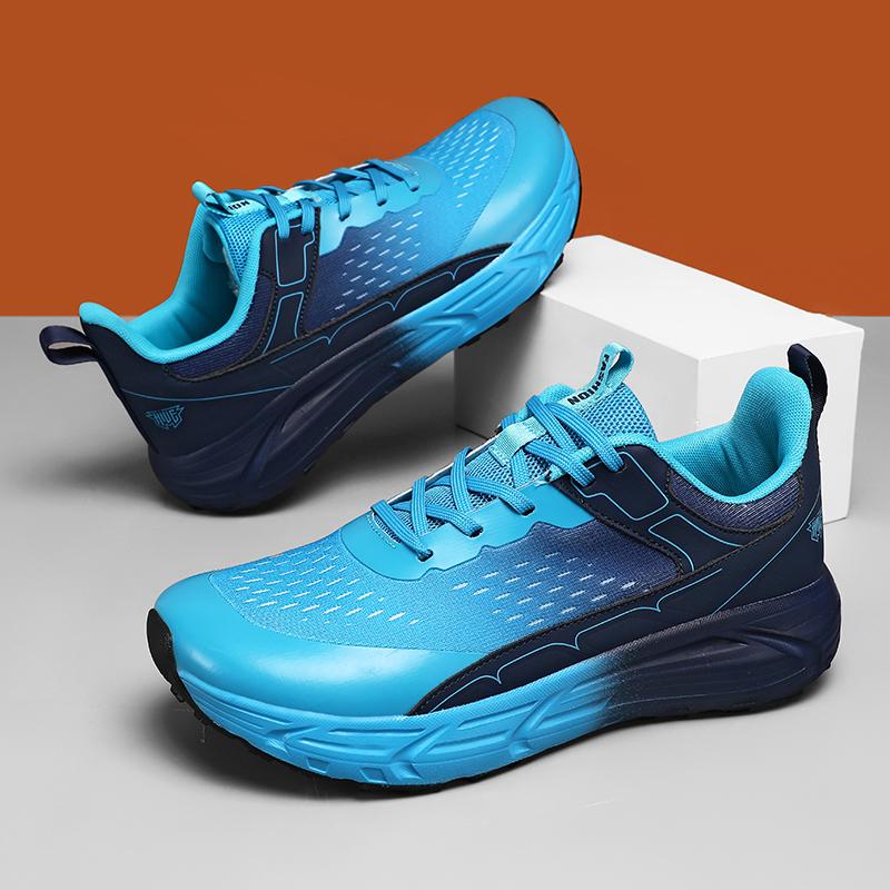 Mens Running Shoes Big Size 2026 New Breathe High-quality Soft Sole Cushioning Walking Casual Fashion Lace-up Sneakers for Men