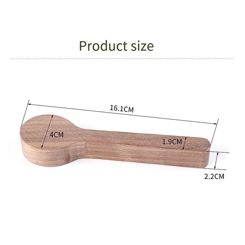 Good-Portable Wood Carving Spoon Blank Set 4PCS, Unfinished Beech And Walnut Wooden Spoons For Art Projects